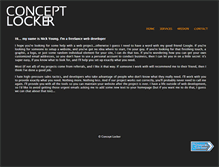 Tablet Screenshot of conceptlocker.com
